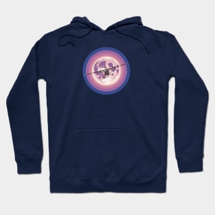 Cessna 172 Purple Moon Hoodie